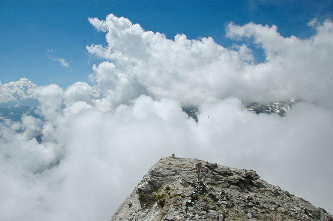 Val Clarea : La nebbia monte, monte ...
