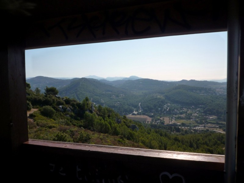 Panorama de la vigie : en direction de Toulon