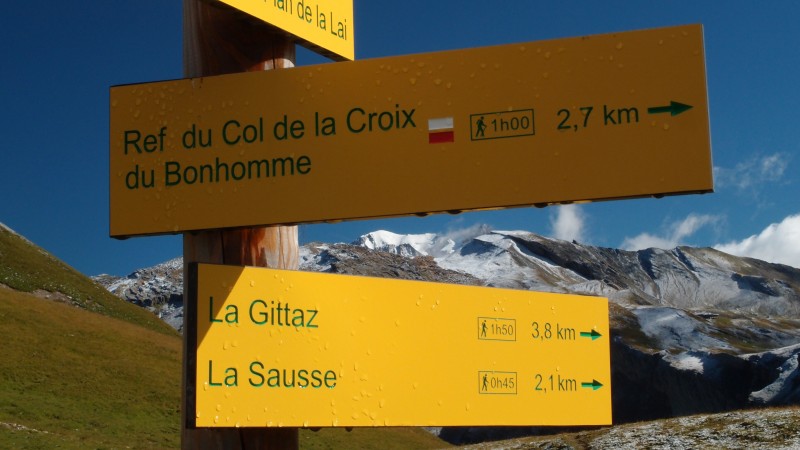 Panneau : Mont Blanc