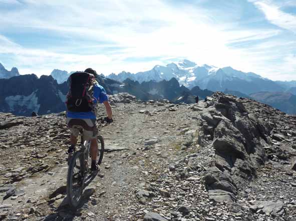 face au Mont Blanc : magique, météo de rêve pour fin octobre