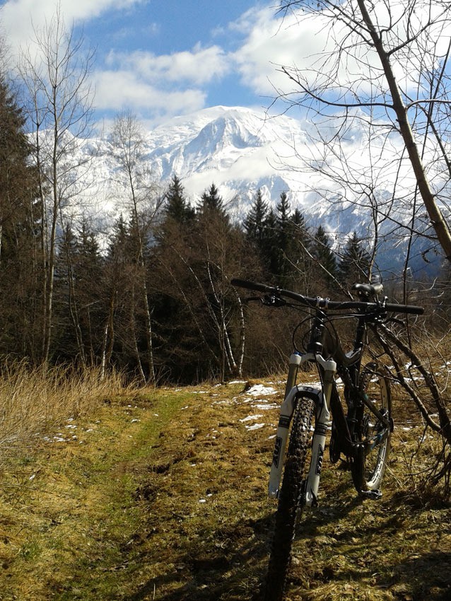 Mont Borrel et vue Mont Blanc