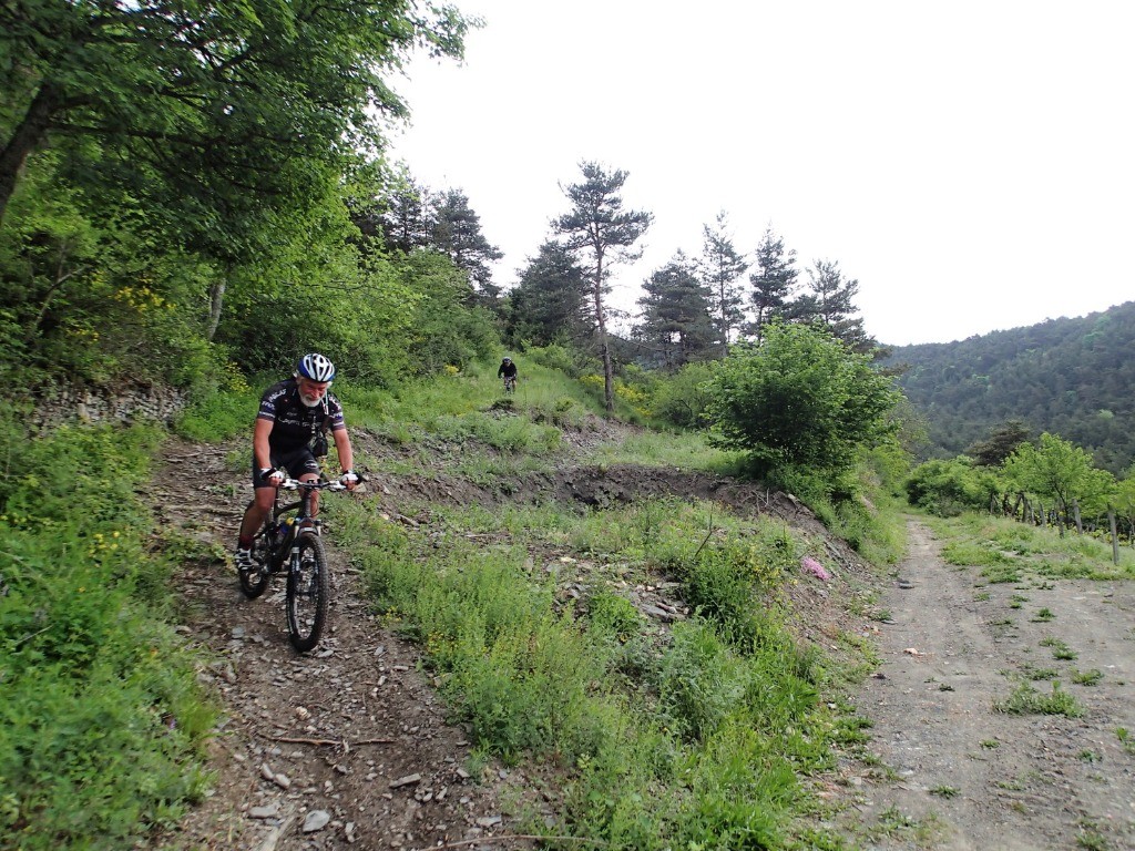 Descente vers le pt de Brion ...