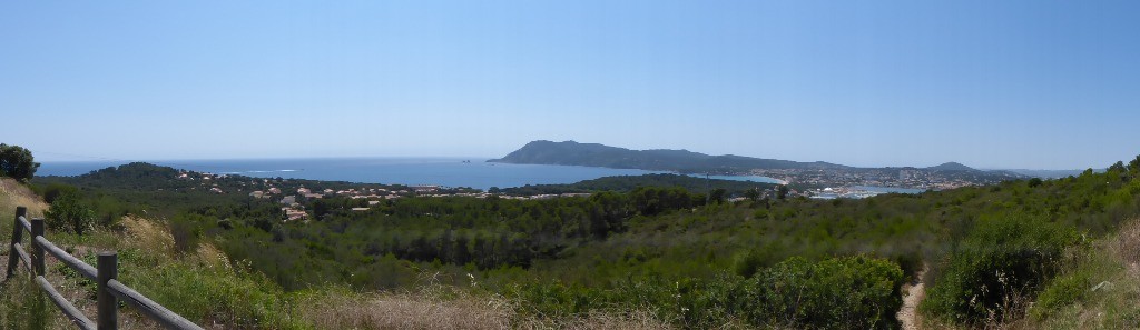 Panorama sur Pin Rolland et le Cap Sicié