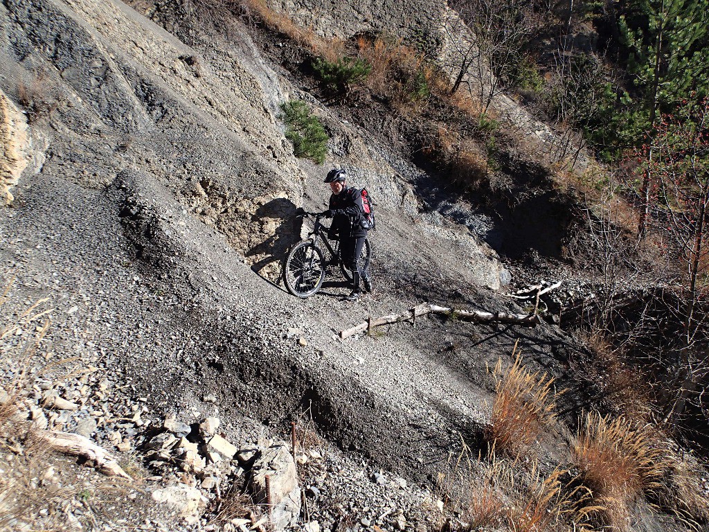Passage type "landslide népalais" mais en miniature ...