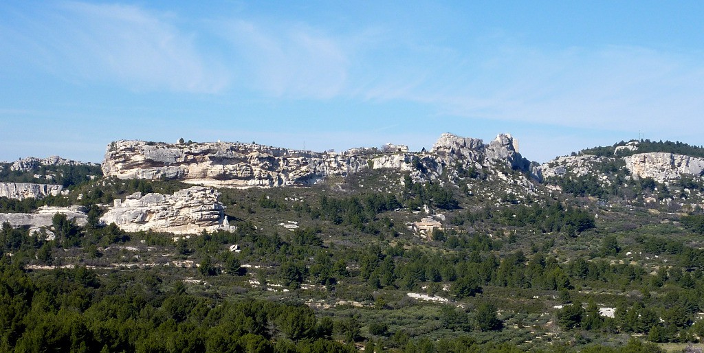 #6 Les Baux vu coté sud Les Baux vu coté sud