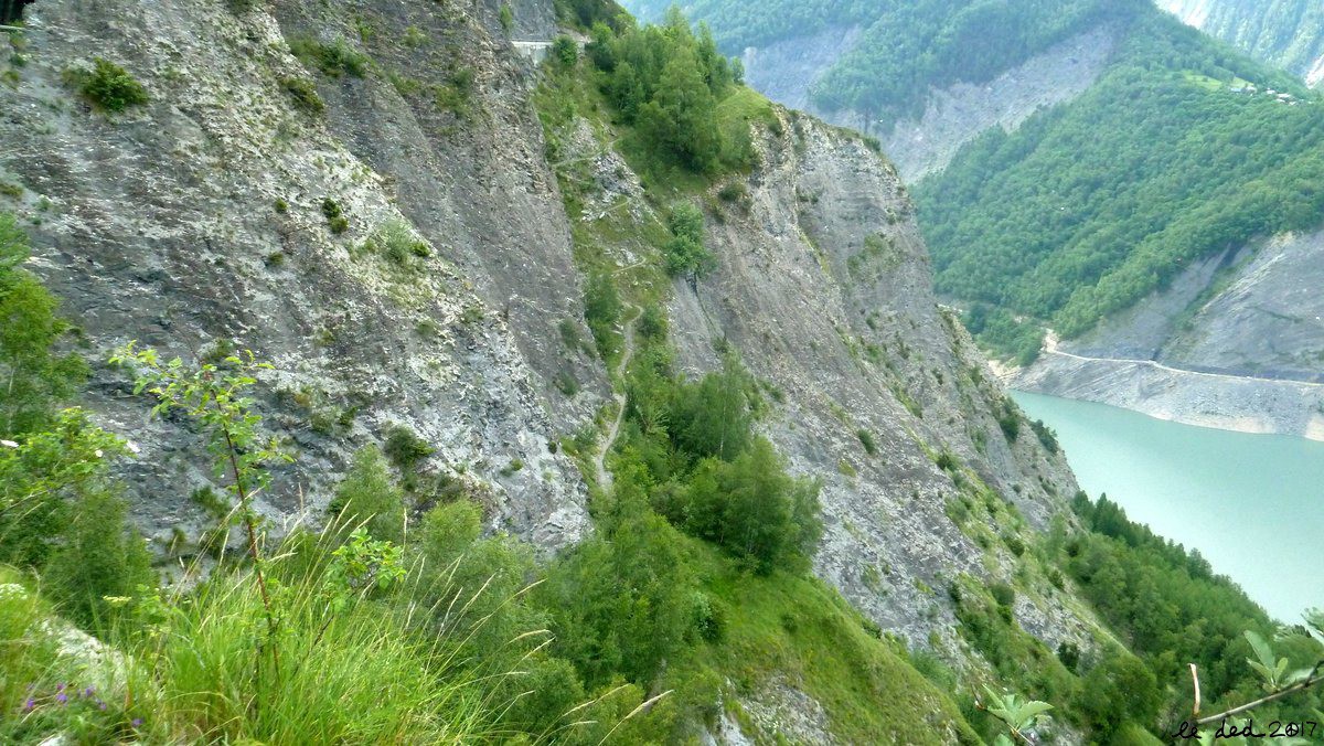 sentier final pour rejoindre Mizoën