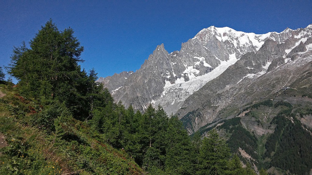 Mont Blanc, arête de Peuterey