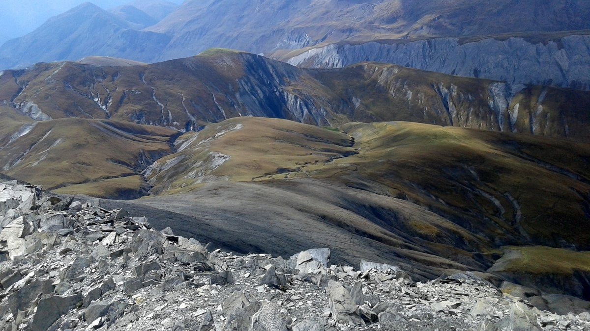 la crête de la Tête du Vallon que l'on roule