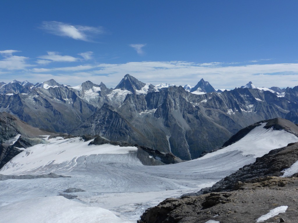 Glacier de Vouasson (accès légèrement à droite de la partie basse)