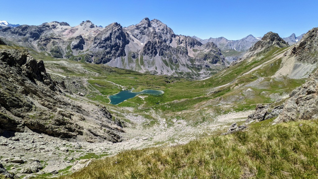 #9 Vue sur lac des Cerces et Grand Galibier Vue sur lac des Cerces et Grand Galibier
