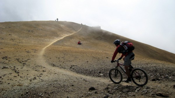 Mont Thabor : Un rider au sommet du Thabor !