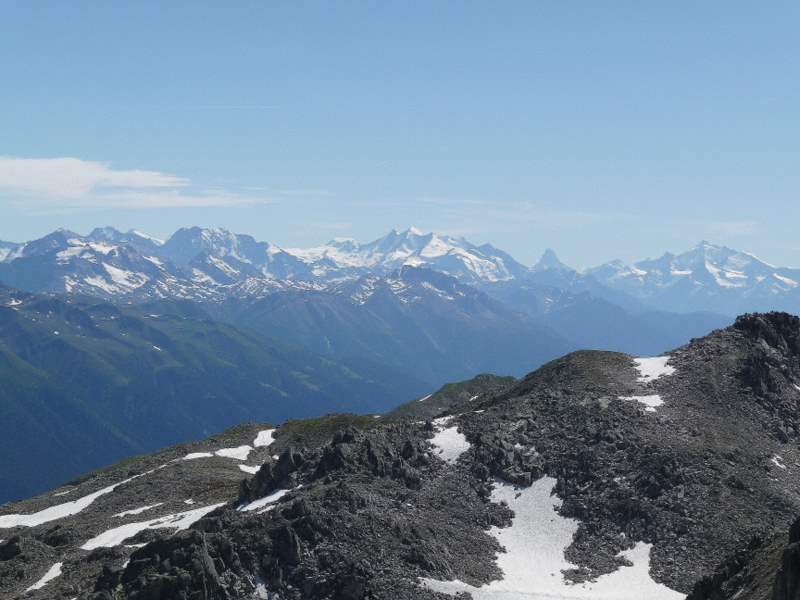 Sidelhorn : Et un ptit coup d'oeil sur les Alpes Valaisannes et le Cervin