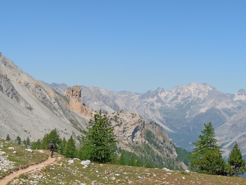 Traversée Italienne : Début d'une belle traversée dans un cadre magnifique et une vue sur le Mont Thabor