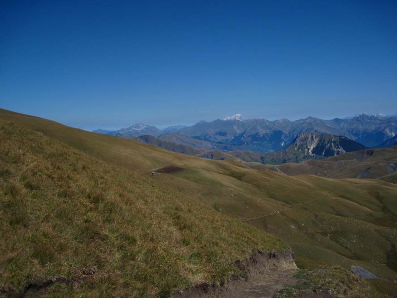 Col de la Valette : et le Mt Blanc