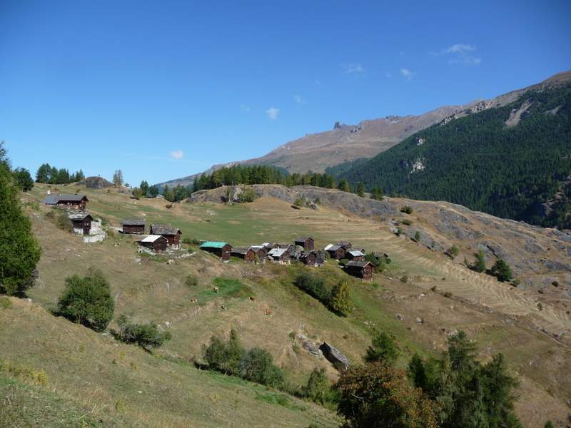 Val d'Hérens : Hameau de Planmayen