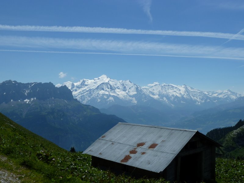Mt Blanc : Depuis les chalets de Vormy