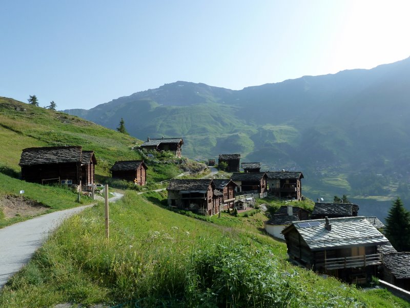 Val d'Hérens : Le joli hameau de la Giette