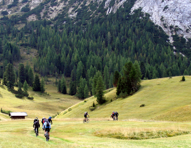 Pratoplazza : Chevauchée en direction du sentier de Val di Chenoppe