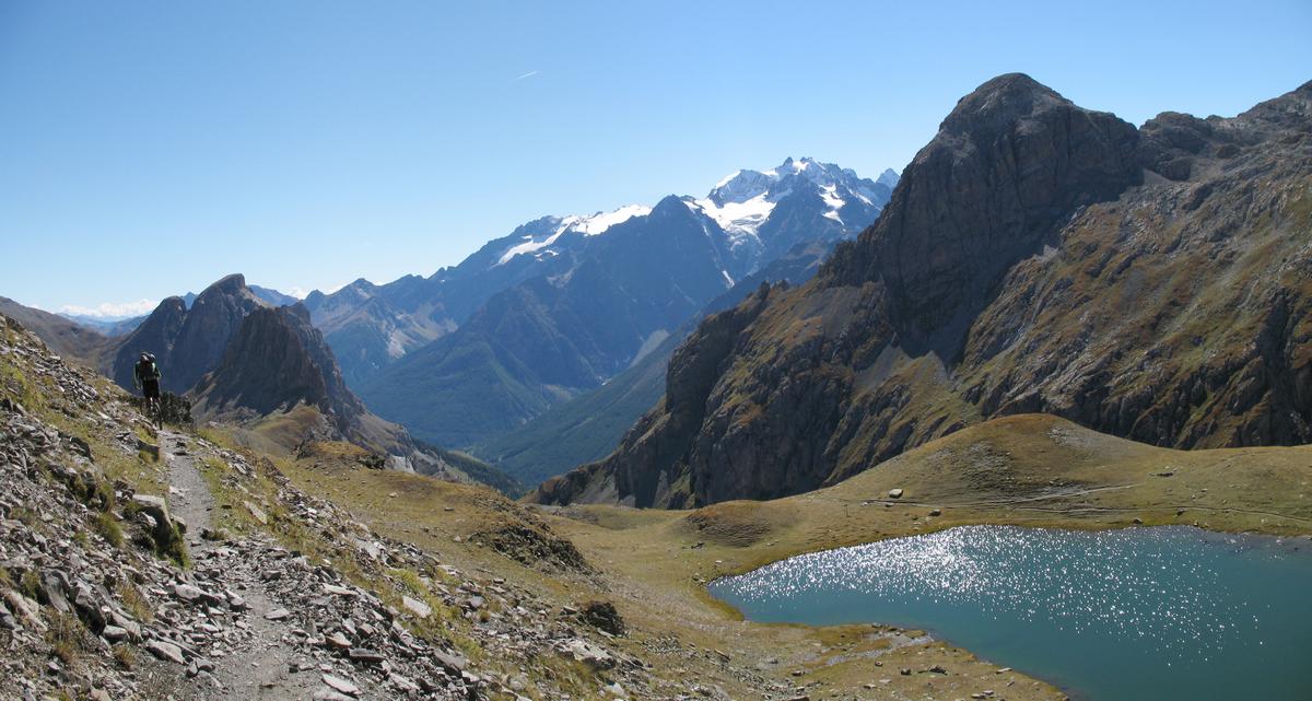 #1 Lac de la Ponsonnière : sur fond de couloir Davin Lac de la Ponsonnière : sur fond de couloir Davin