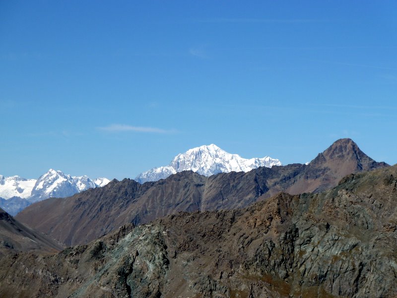 Torre Ponton : Et Mt Blanc au NW