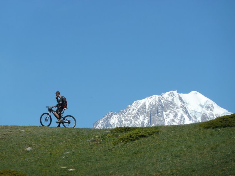 Mont Blanc : Vttiste au sommet