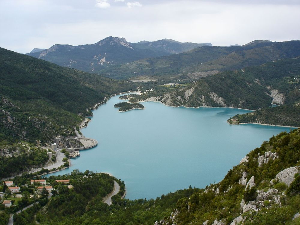 Lac de Castillon : Beau point de vue!
