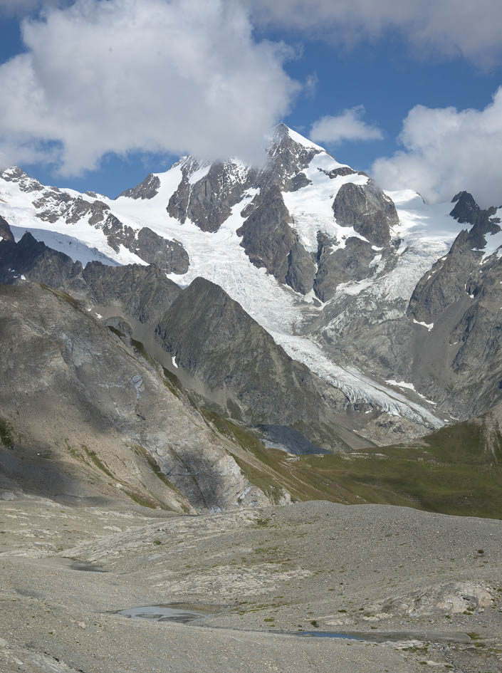 col Bassa serra : Glacier des Chavannes, aiguilles de tré la tête