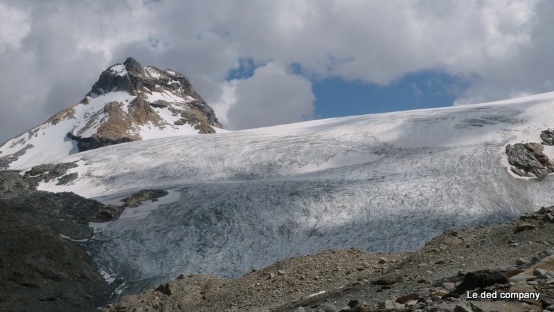 Glacier de la Goletta : Que ce soit le pic de la Goletta ou son glacier, le paysage imposant est grandiose!