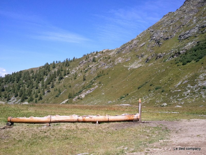 Abreuvoir à touristes : De l'eau à l'Alpe Monte Forciaz