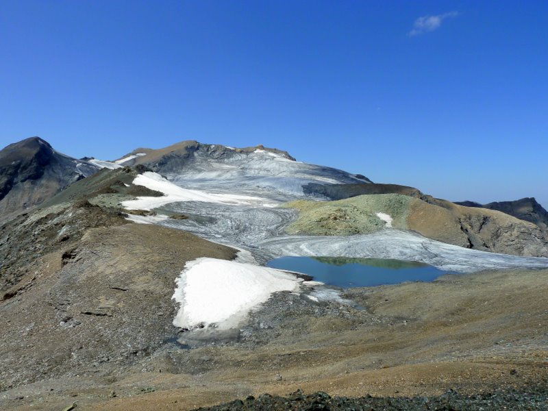 Pte de Vouasson : Le glacier et la Pte de Vouasson