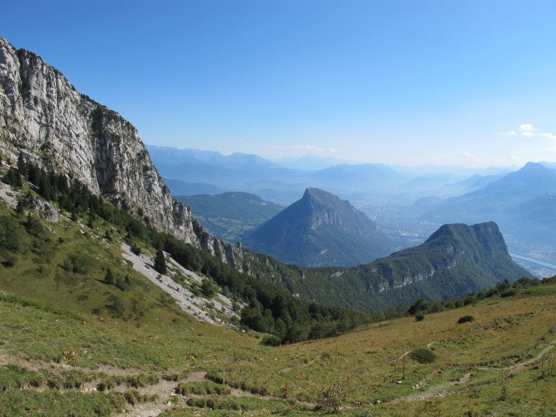 bannettes : Grenoble, vue du pas de l'Ane