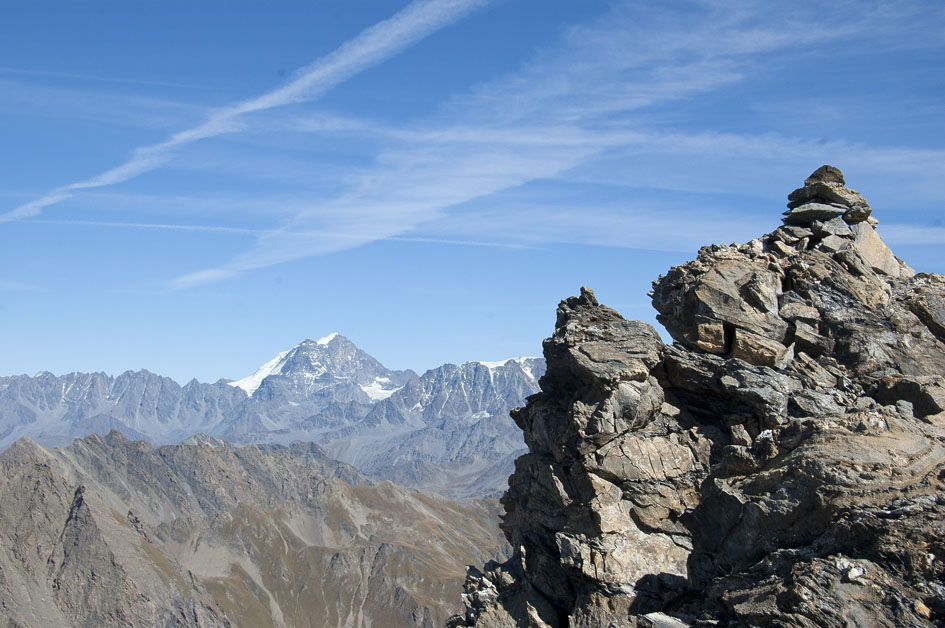 Aiguille d'Artanavaz : Du sommet, vue sur le Grand Combin