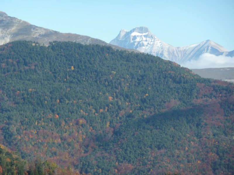 Grand Ferrand : Le Dévoluy apparait au Col de La Porte