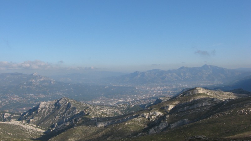 Mont Carpiagne : Garlaban et Sainte Baume