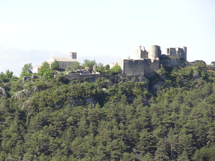 Château de Bargème : Joli village mais pas le temps de le visiter aujourd'hui.