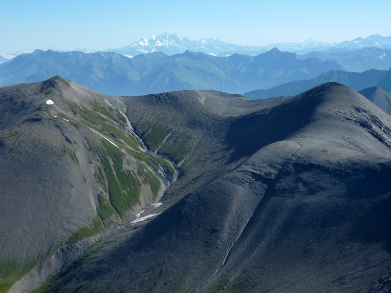 Pic du Mas de la Grave : Du sommet vers le Mont Blanc (entre autre).