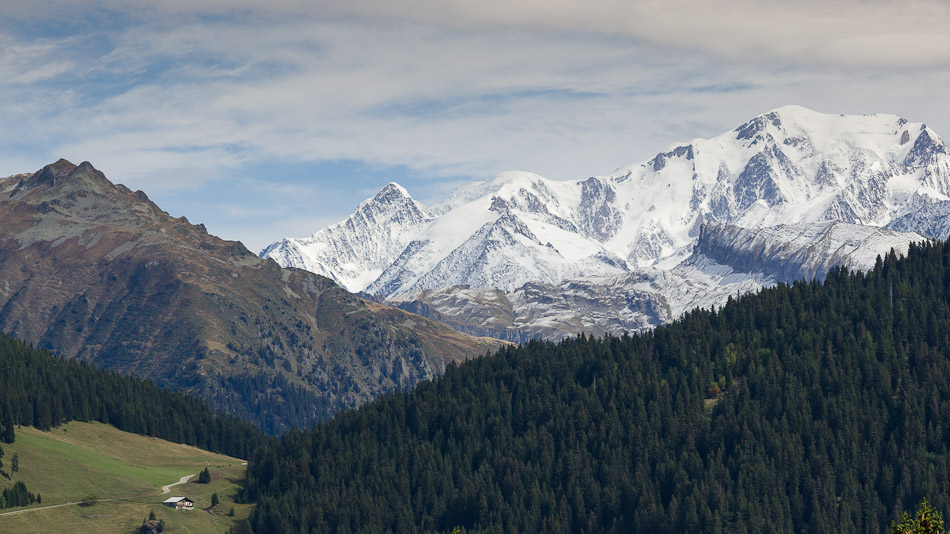 Col du Pré : Enclaves et Mont-Blanc