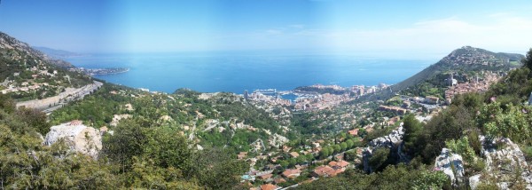 Panorama du Mt Bataille : Méditerranée...