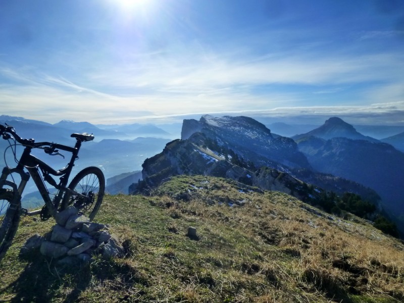 Dôme de Bellefont : toujours un grand plaisir d'être là à vélo ou en ski..