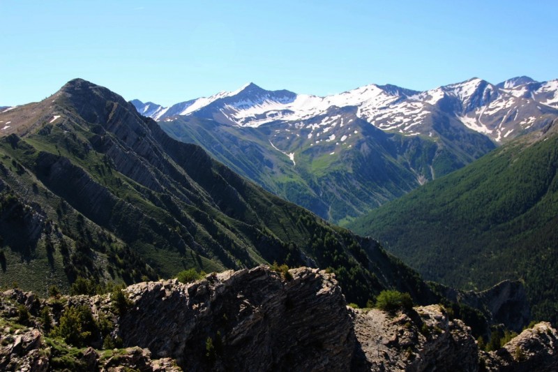 #2 du Méale :Col Girabeau en face : dominé par le Grand Parpaillon du Méale :Col Girabeau en face : dominé par le Grand Parpaillon