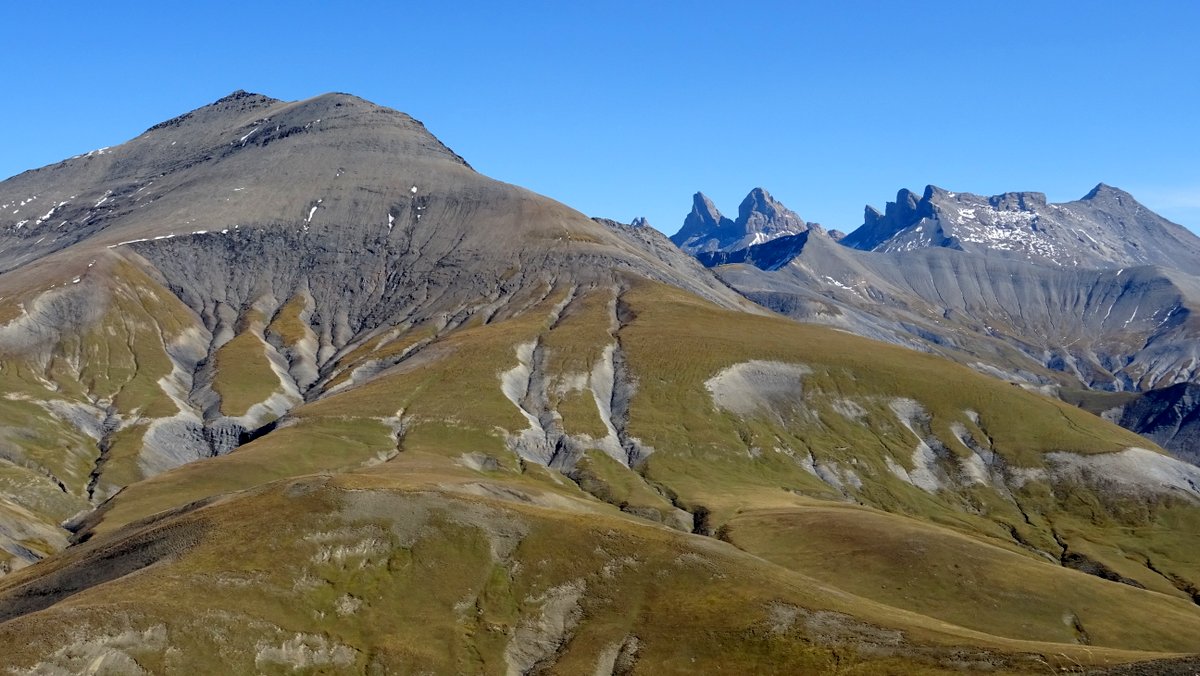 Pic du Mas de la  Grave, versant de l'itinéraire A/R 